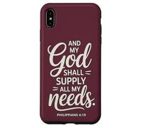 And My God Shall Supply All My Needs Philippians 4:19 Case for iPhone XS Max