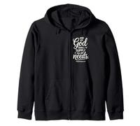 And My God Shall Supply All My Needs Philippians 4:19 Zip Hoodie