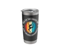 and on The Eighth Day God Created Gymnastics Stainless Steel Insulated Tumbler