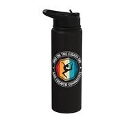 and on The Eighth Day God Created Gymnastics Stainless Steel Insulated Water Bottle