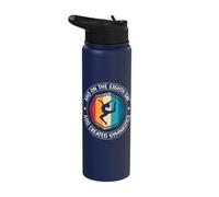 and on The Eighth Day God Created Gymnastics Stainless Steel Insulated Water Bottle