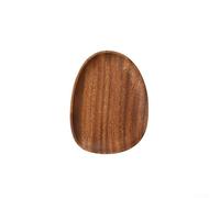 and Party Purpose - Multi-Purpose Organizer for Snacks Oval Walnut Wooden Serving Tray for Kitchen Dining Dried Fruits Breakfast or Desk Storage - 30x20x2 Cm(16X12X2CM)