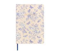 And Per Se Gratitude Journal - Five Minutes a Day to Cultivate Mindfulness, Happiness, Affirmations & Self-Reflection - Undated Daily Gratitude Journal for Women & Men (Blue Flowers)