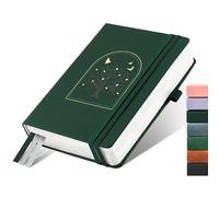 &And Per Se Lined Journal Notebook for Women&Men with Pattern, 365 Pages, 5.7'' x 8'' 100GSM Thick Paper, A5 Journals for Writing(Dark Green)