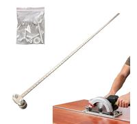 - and positioning guide and cutting gauge with 60 cm adjustable rail, precision cutting guide for woodworking, metal, DIY, industry, woodworking, construction and workshops