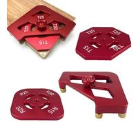and Shapes for Routers - Hand Tools in Aluminium Alloy with Precision Rounded - Guide Edge Router - For Cutting Finishing Joints Circles Carving Corners Milling Curves R