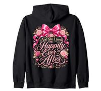 And She Lived Happily Ever After Divorce Zip Hoodie