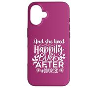 And She Lived Happily Ever After Divorced In My Divorced Era Case for iPhone 16