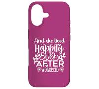 And She Lived Happily Ever After Divorced In My Divorced Era Case for iPhone 17