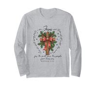 and She Shall Bring Forth A Son Christian Christmas Bible Long Sleeve T-Shirt