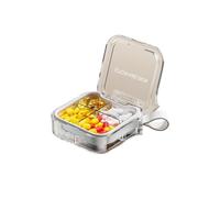 and Silicone Pills Box Sealed for Resistance Large Capacity 7 Day Portable Organizers Suitable Various Life Scenarios Portable Box Large Capacity Organizers Silicone Container