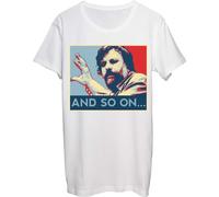 and So On Marxist Left Philosopher Poster Men's T-Shirt bnft White Large