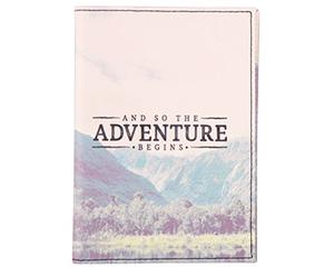 "And So The Adventure Begins" Passport Holder - Sass & Belle Collection - Wanderlust Adventure