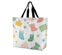 And Socks Shopping Bag Durable Grocery Bag Lightweight Handbags For Ladies Work College