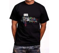 and That's How I Saved The World 2 Mens T-Shirt Printed Graphic Top Unisex Black Tee