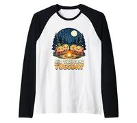 and Then Came Tuesday Taco Camping Kawaii Raglan Baseball Tee