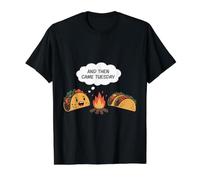 and Then Came Tuesday Taco Craving Food Jokes |- Value Graphic T-Shirt, Men, Black, M