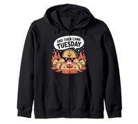 And Then Came Tuesday Taco Craving Food Jokes - Zip Hoodie