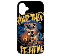 And Then It Hit Me T-Rex Telling Story Funny Dinosaur Humor Case for iPhone 16 Plus