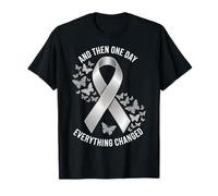 and Then One Day Everything Changed Awareness Butterfly T-Shirt