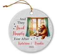 And They Lived Happily Ever After Christmas Tree Hanging Ornament Beautiful Christmas Decorations Decorative Xmas Pendant For Keepsake Holiday Kitchen