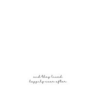 and they lived happily ever after journal/notebook wedding