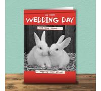 And They Lived Hoppily Ever After - Wedding Day Card