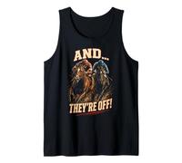 and... They're Off! Race Day Tank Top