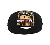 And Though I Ebb In Worth I'Ll Flow In Thanks Thanksgiving Men Women Sweatband Elastic Headband Moisture Wicking Hairband For Gym Yoga Fitness Running