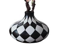 And Vase - Compact Resin Decorative Vase, Botanical Composition Stand, Contemporary Visual Center, Stylish Home Styling Accessory | Dining Room