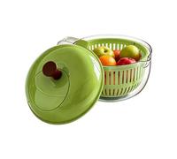 - and Vegetable Washing Device, Hand Crank Cleaning Aid for the Kitchen - Washing Bowl with Strainer | For Food, Salad, Home, Home, Restaurant, Camping, Picnic