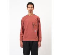and Wander Heavy Cotton Pocket Long Sleeve T-Shirt - Red - Red / XL