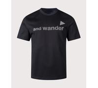 and wander Mens and Wander Ref T-Shirt - Colour: 010 Black - Size: Large