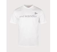 and wander Mens and Wander Ref T-Shirt - Colour: 030 White - Size: Medium