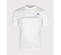 and wander Mens Regular Fit and wander Ref T-Shirt - Colour: 030 White - Size: XL