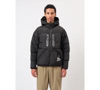 and Wander x Gramicci Wool Check Down Jacket - Charcoal Grey - Charcoal Grey / XL