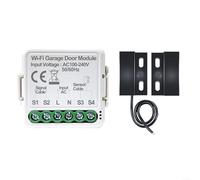 and Wi-Fi Dual Mode Garage Door Switch Controller Compatible with For Smart Life App and Third-Party Voice Assistants
