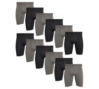 AND1 Men's Anm 6pk Plat Long Boxer Briefs (pack of 6)