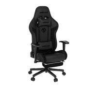Anda Seat Jungle 2 Series with Footrest PVC Premium Gaming Chair Black