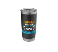 Andalucia Beaches Funny Spain Vacation Matching Stainless Steel Insulated Tumbler