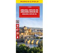 Andalusia, Costa Del Sol, Seville, Cordoba, Granada Marco Polo Map