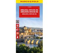 Andalusia, Costa Del Sol, Seville, Cordoba, Granada Marco Polo Map