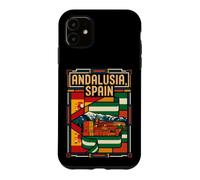 Andalusia Spain Flag Alhambra Granada Vintage Art Case for iPhone 11