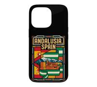 Andalusia Spain Flag Alhambra Granada Vintage Art Case for iPhone 13 Pro