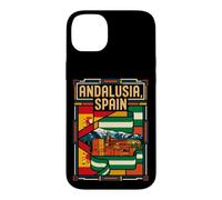 Andalusia Spain Flag Alhambra Granada Vintage Art Case for iPhone 14 Plus