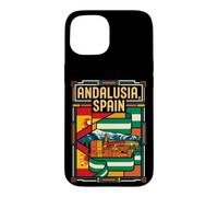 Andalusia Spain Flag Alhambra Granada Vintage Art Case for iPhone 15