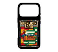 Andalusia Spain Flag Alhambra Granada Vintage Art Case for iPhone 17 Pro