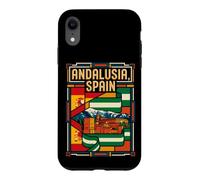 Andalusia Spain Flag Alhambra Granada Vintage Art Case for iPhone XR