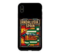 Andalusia Spain Flag Alhambra Granada Vintage Art Case for iPhone XS Max