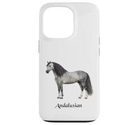 Andalusian Horse Breed Beautiful Equestrian Case for iPhone 13 Pro